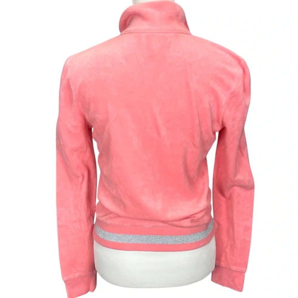 Juicy Couture Vintage Y2K Tracksuit Terry Cloth Peachish Pink Jacket, Size XS